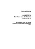 Piano Concerto (arrangement for piano and strings)