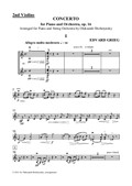 Piano Concerto (arrangement for piano and strings) - violins II part