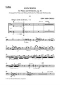 Piano Concerto (arrangement for piano and strings) - cellos part