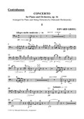 Piano Concerto (arrangement for piano and strings) - contrabasses part